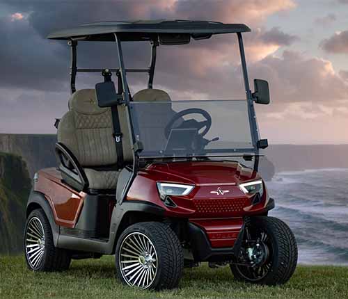 2026 Atlas One 2 Person Golf Cart Ruby Red 2026 Atlas One 2 Person Golf Cart Ruby Red